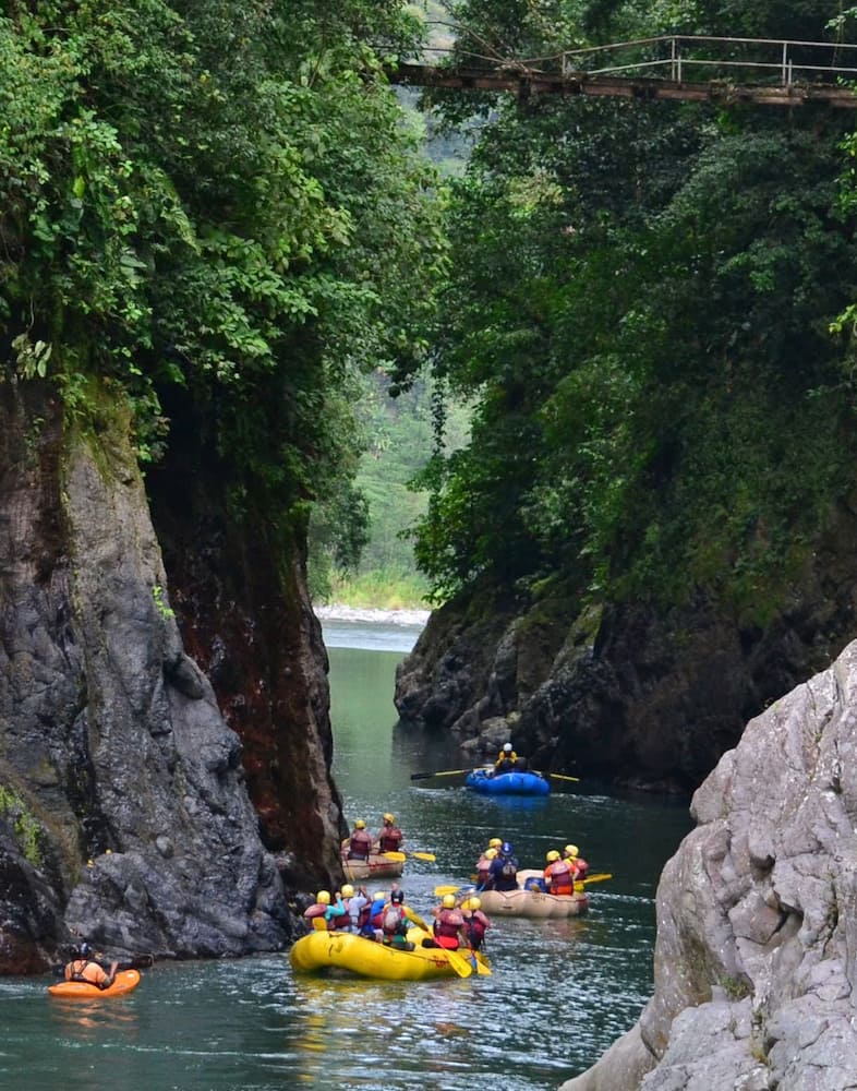 Rafting in acque bianche, Costa Rica