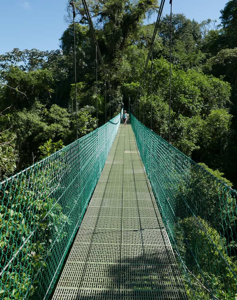 Ponte sospeso, Costa Rica
