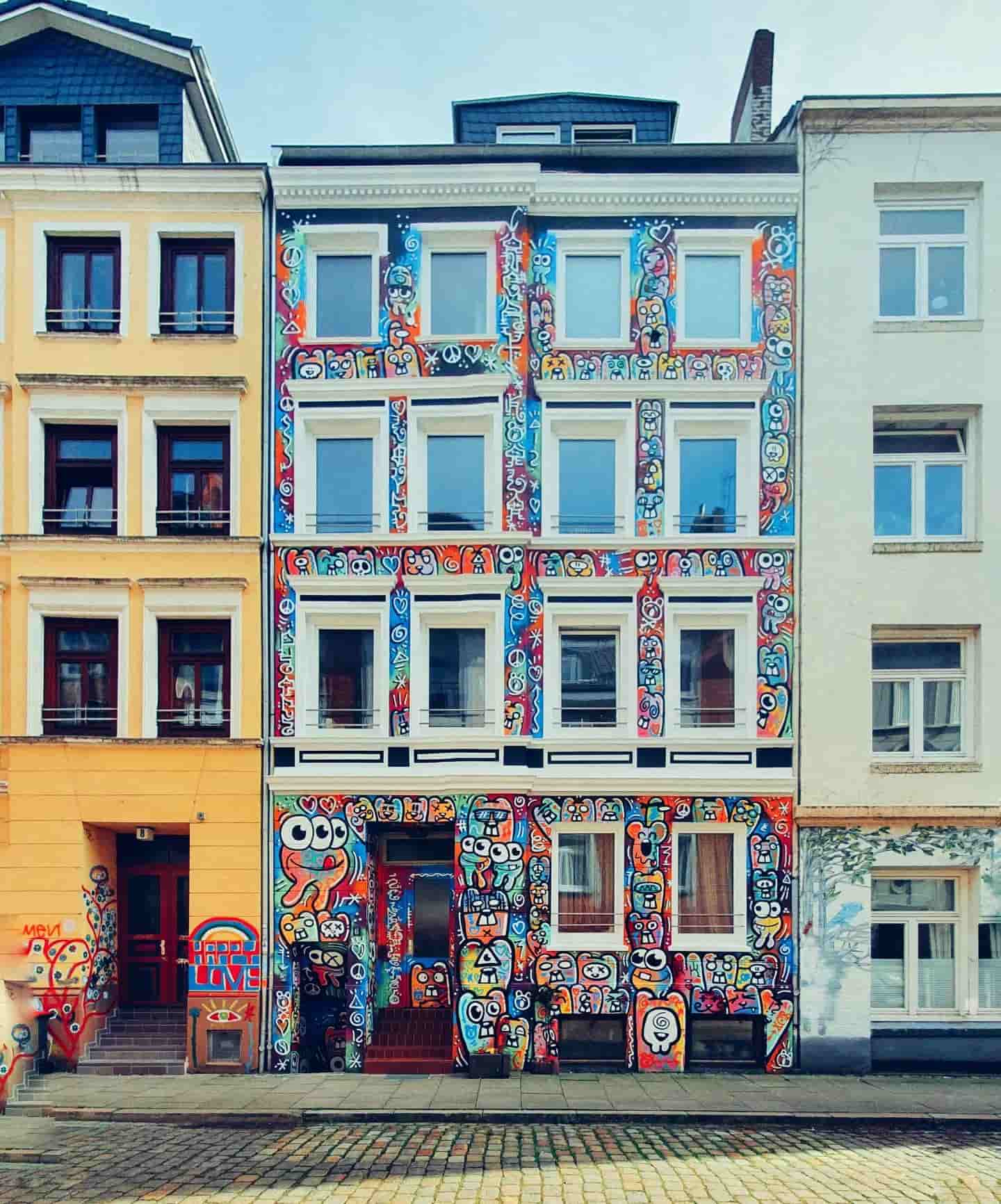 Arte di strada, Amburgo, Germania